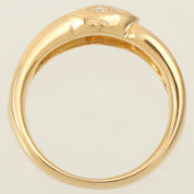 18K Ruby and Diamond Designer Ring #52.5 Gold