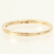 4℃ 10K Diamond Design Ring #52 Gold