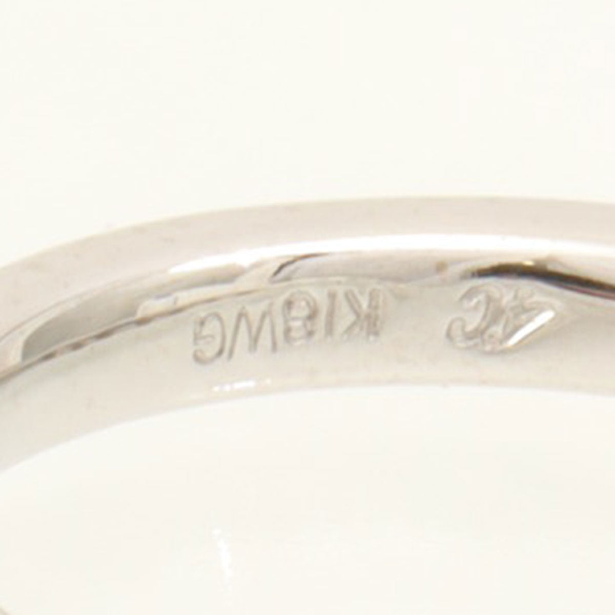 4℃ 18K Diamond Design Ring #48 Silver