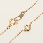 STAR JEWELRY 18K钻石项链 玫瑰金