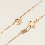 STAR JEWELRY 18K Diamond Necklace Pink Gold