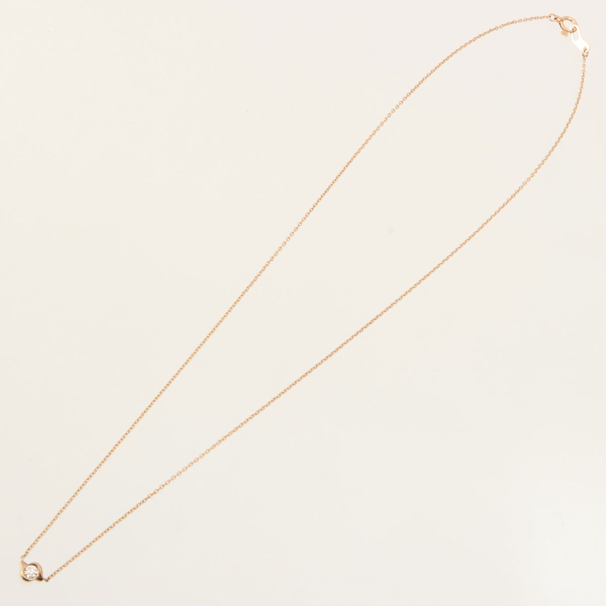 STAR JEWELRY 18K Diamond Necklace Pink Gold