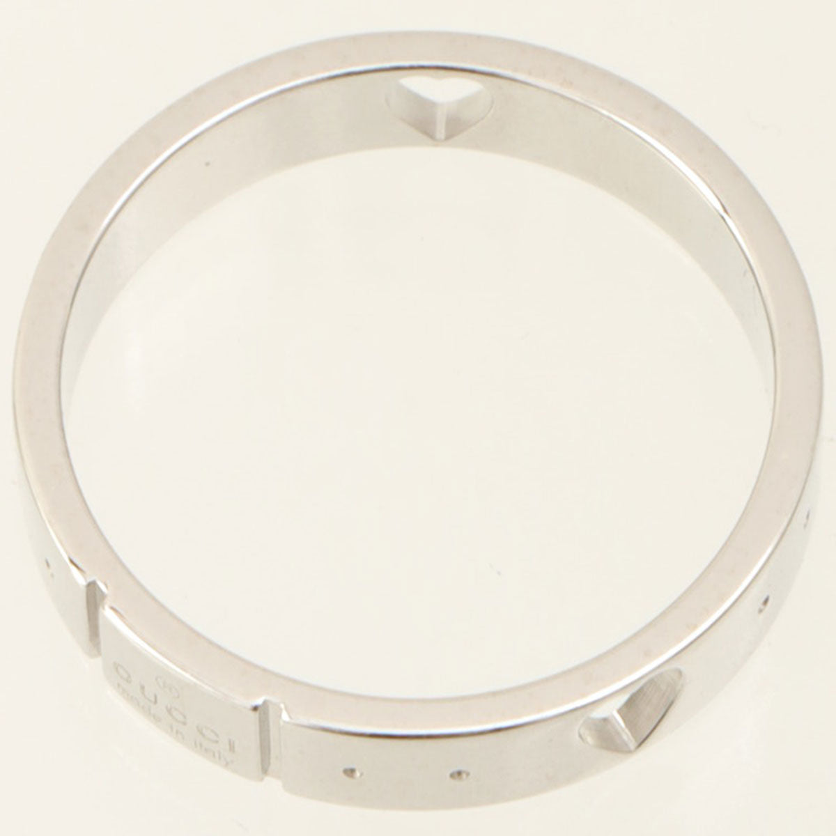 18K Icon Heart Ring #52 Silver