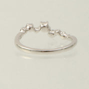 STAR JEWELRY 18K蓝宝石钻石戒指 #47 蓝色/银色