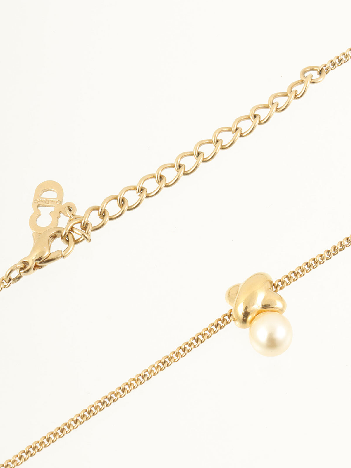 珍珠十字架图案金项链