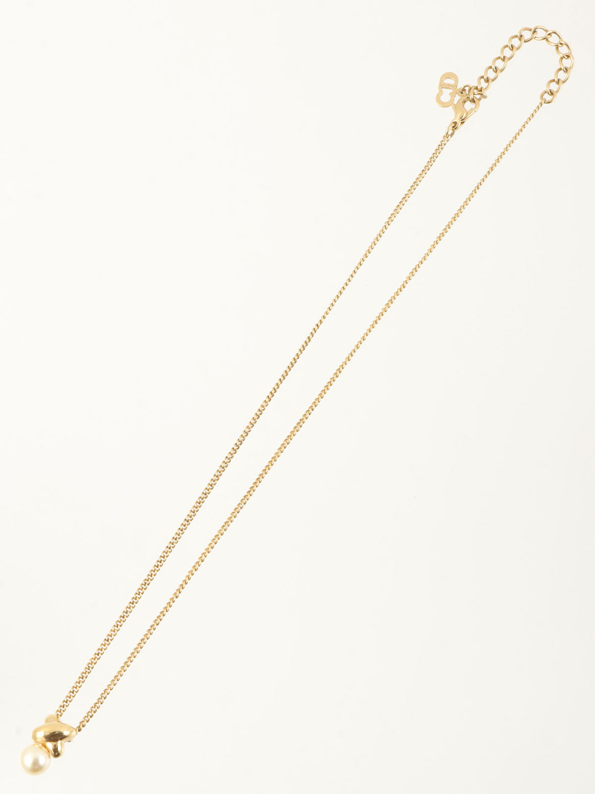 珍珠十字架图案金项链