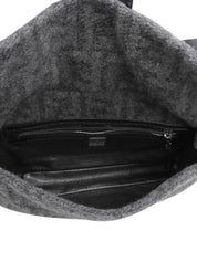 ニットFFズッカパターンマンマバゲット グレー