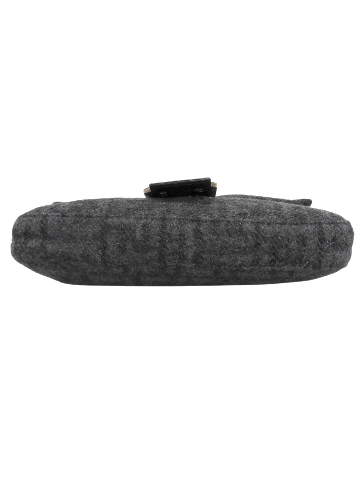 ニットFFズッカパターンマンマバゲット グレー