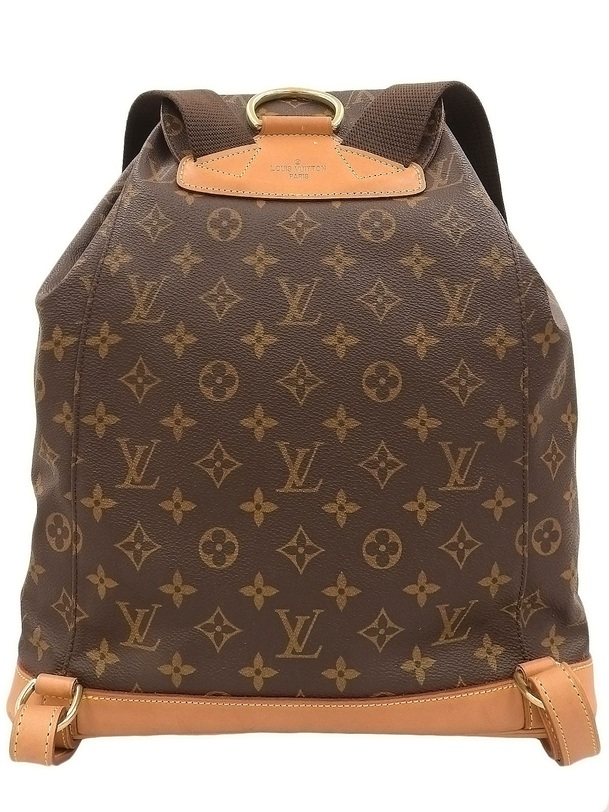1999 Monogram Montsouris GM Canvas Bag, Brown