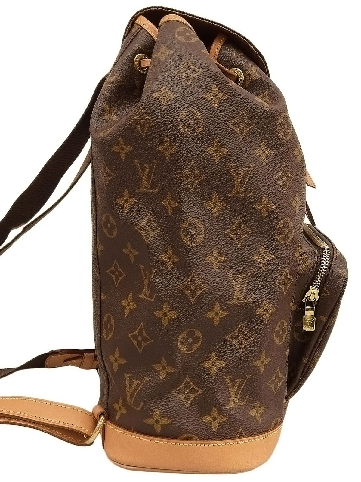 1999 Monogram Montsouris GM Canvas Bag, Brown