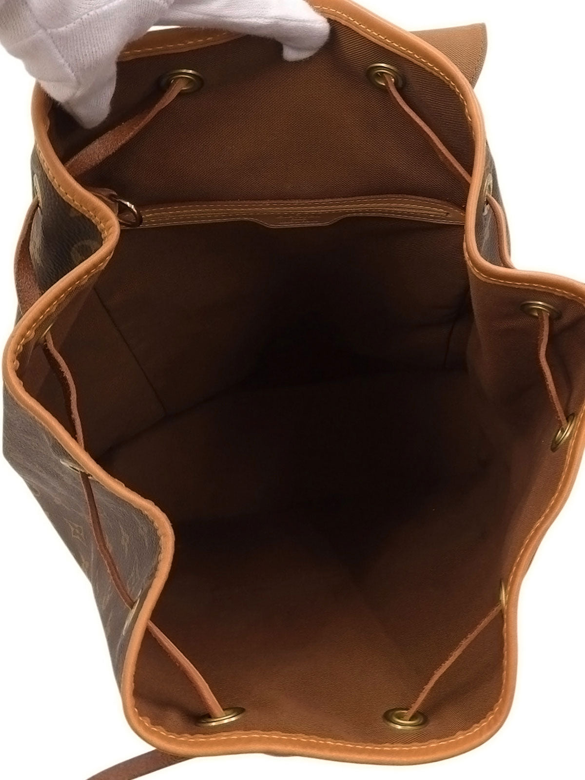 1999 Monogram Montsouris GM Canvas Bag, Brown