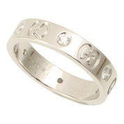 18K 6P Diamond Icon Ring #51 Silver