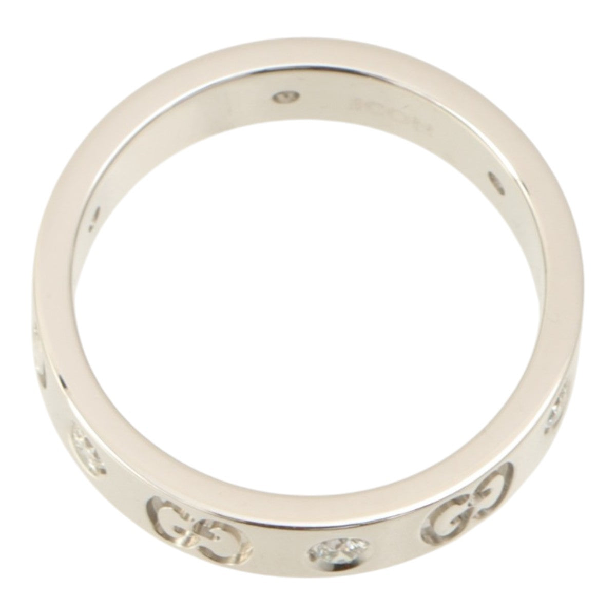 18K 6P Diamond Icon Ring #51 Silver