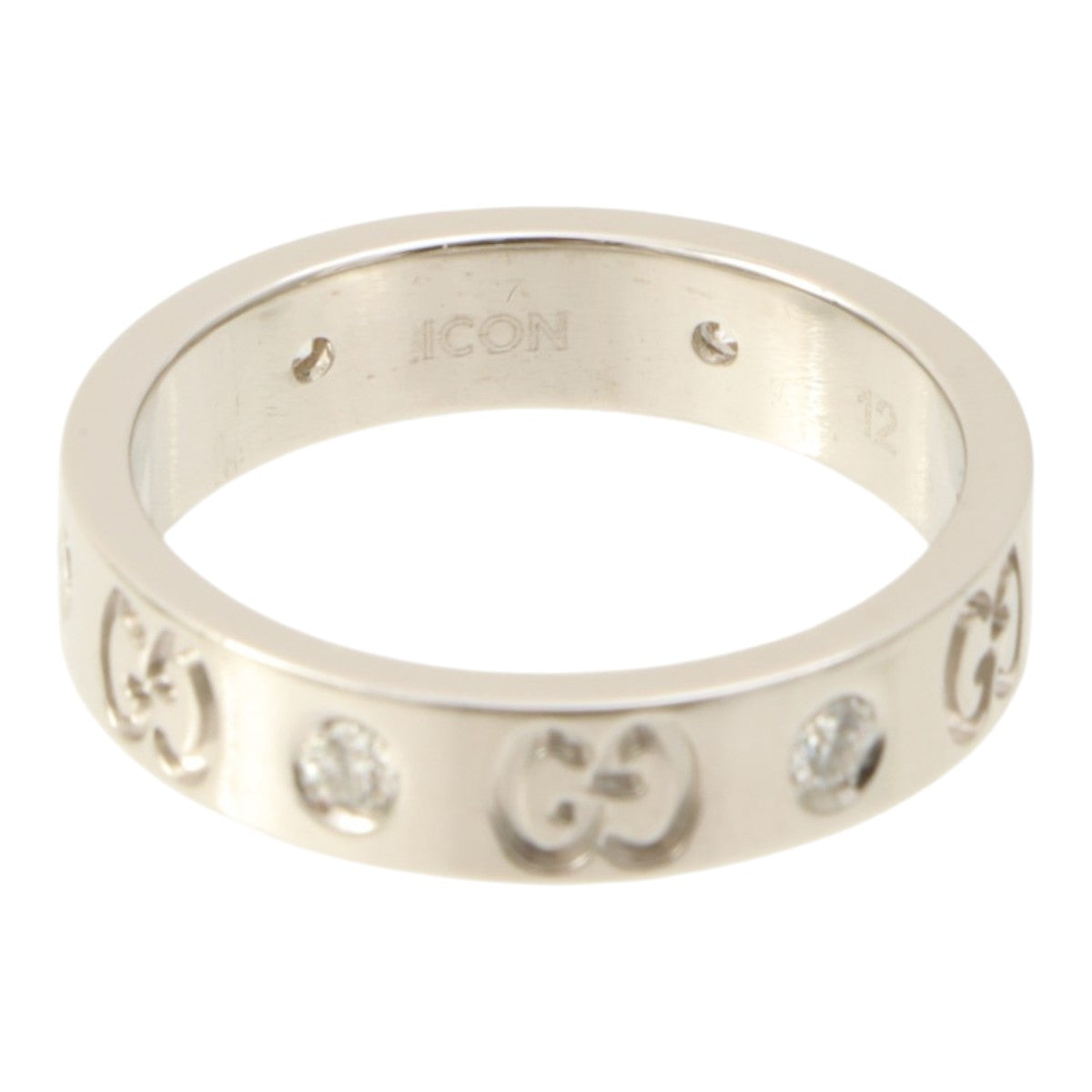 18K 6P Diamond Icon Ring #51 Silver
