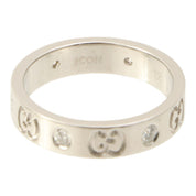 18K 6P Diamond Icon Ring #51 Silver
