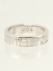 18K Diamond Atlas Ring in Silver