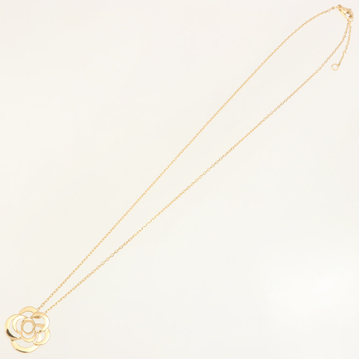 18Kカメリアネックレス ゴールド