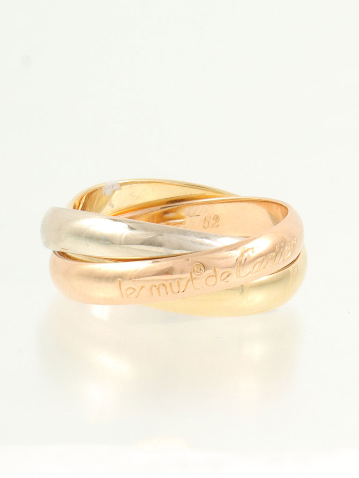 18Kトリニティリング イエローゴールド/ピンクゴールド/ホワイトゴールド