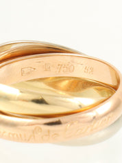 18Kトリニティリング イエローゴールド/ピンクゴールド/ホワイトゴールド