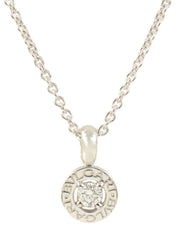 18K Diamond Bvlgari Bvlgari Necklace in Silver