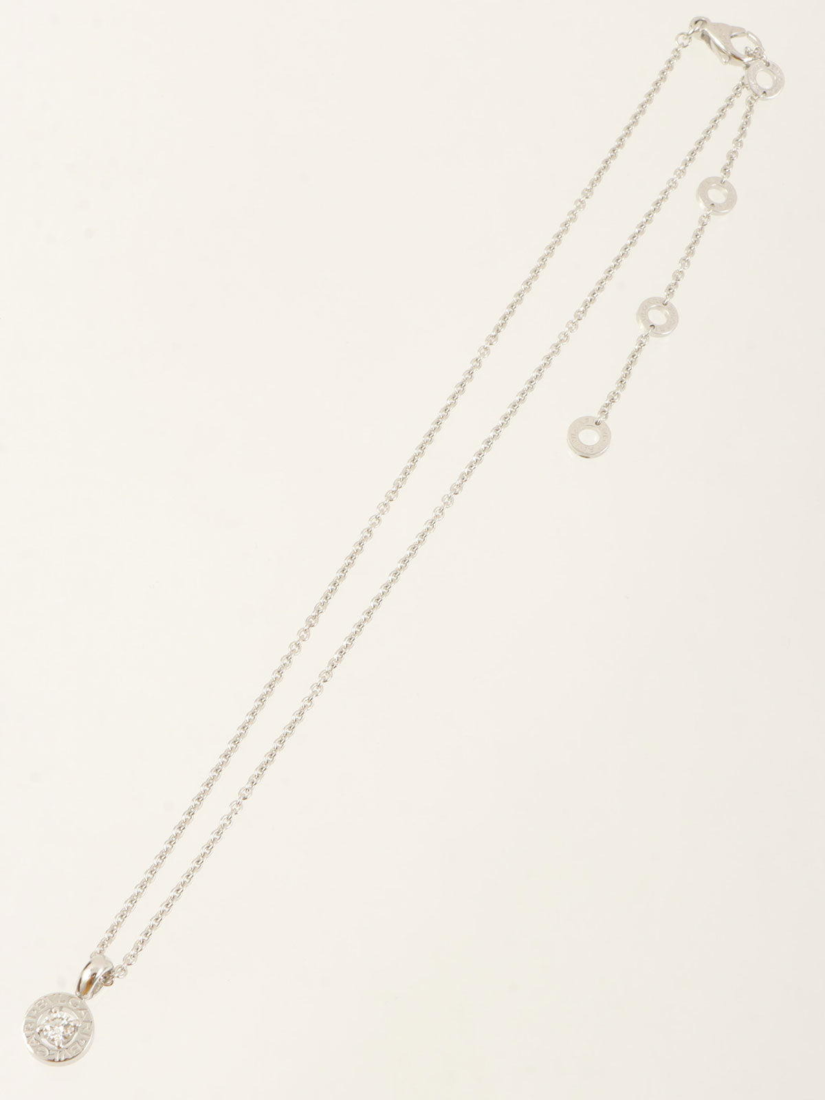 18K Diamond Bvlgari Bvlgari Necklace in Silver