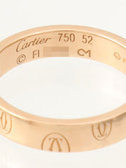 18Kハッピーバースデーリング ピンクゴールド