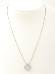 18Kヴィンテージアルハンブラネックレス ブルー/シルバー