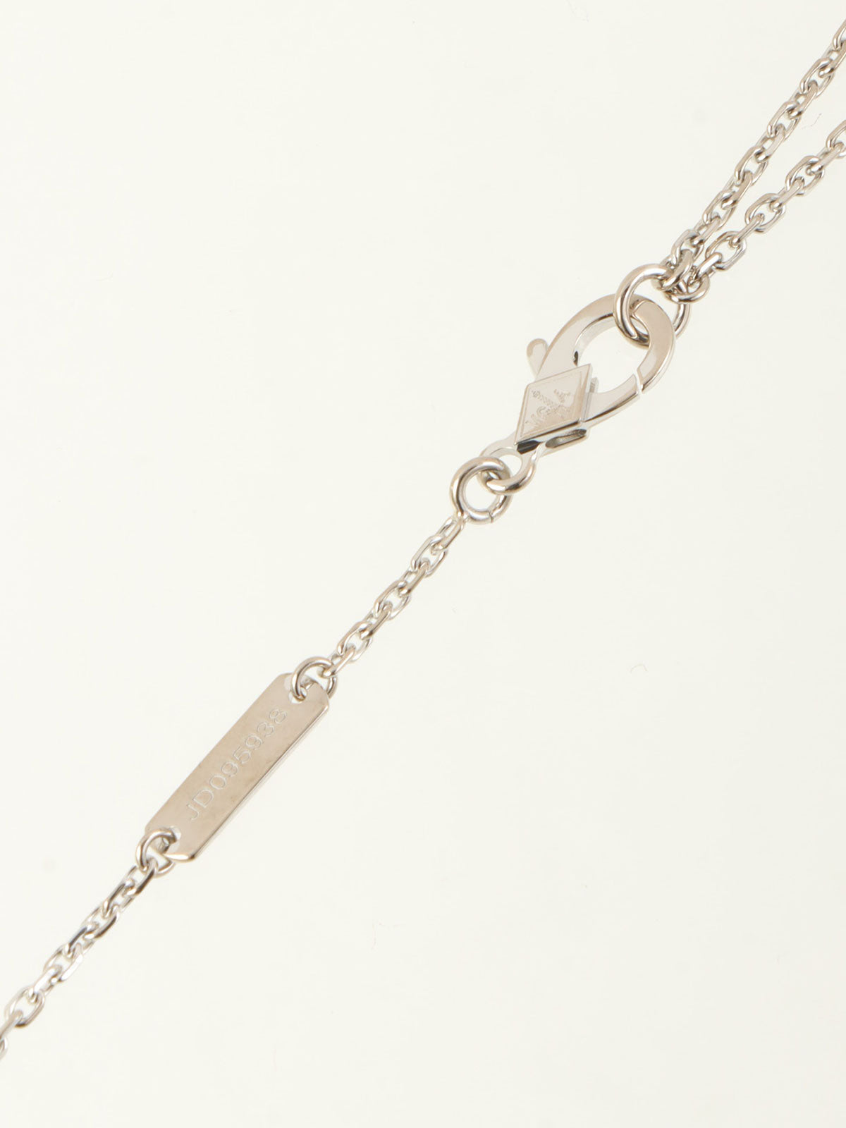 18Kヴィンテージアルハンブラネックレス ブルー/シルバー