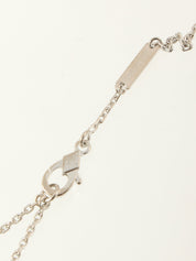 18Kヴィンテージアルハンブラネックレス ブルー/シルバー