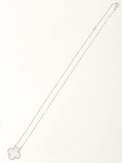18K Vintage Alhambra Necklace Blue/Silver