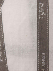 Bolduk Pattern Short Sleeve T-Shirt White/Brown