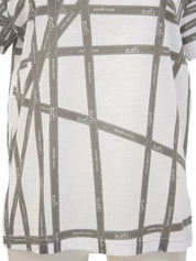 Bolduk图案短袖T恤 白色/棕色