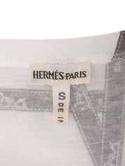 Bolduk图案短袖T恤 白色/棕色