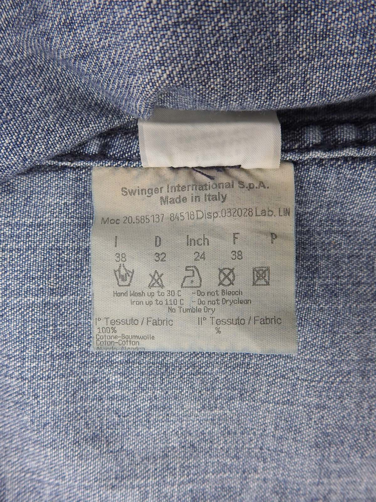 Indigo Rhinestone Denim Jacket