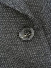 Wool striped pattern jacket, gray, #42