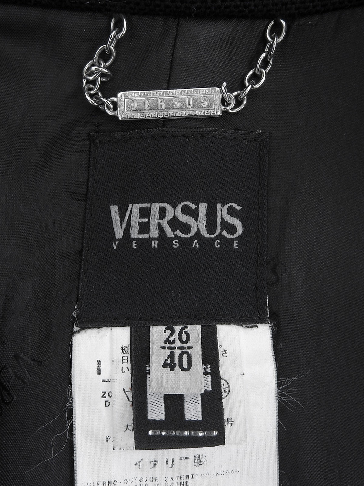 Wool zip-up jacket, black, #26