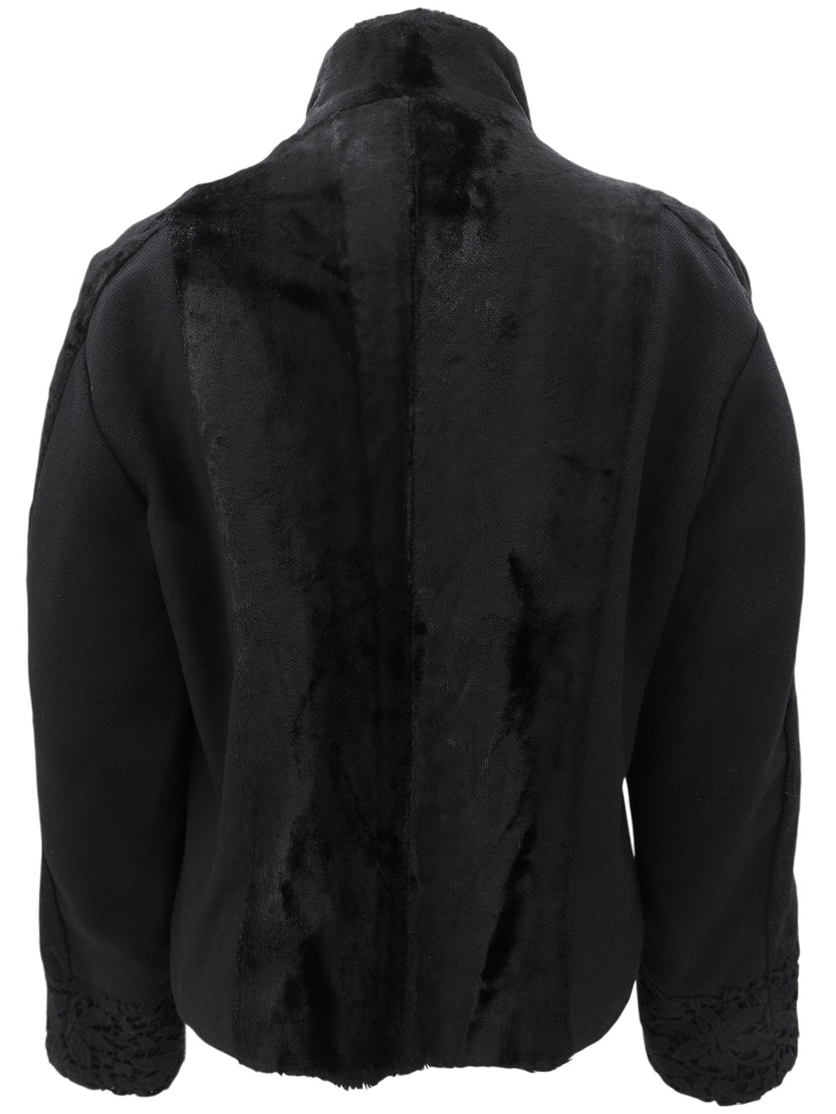 Wool zip-up jacket, black, #26