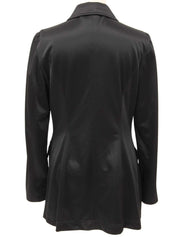 Logo Emblem Embroidered Jacket Black