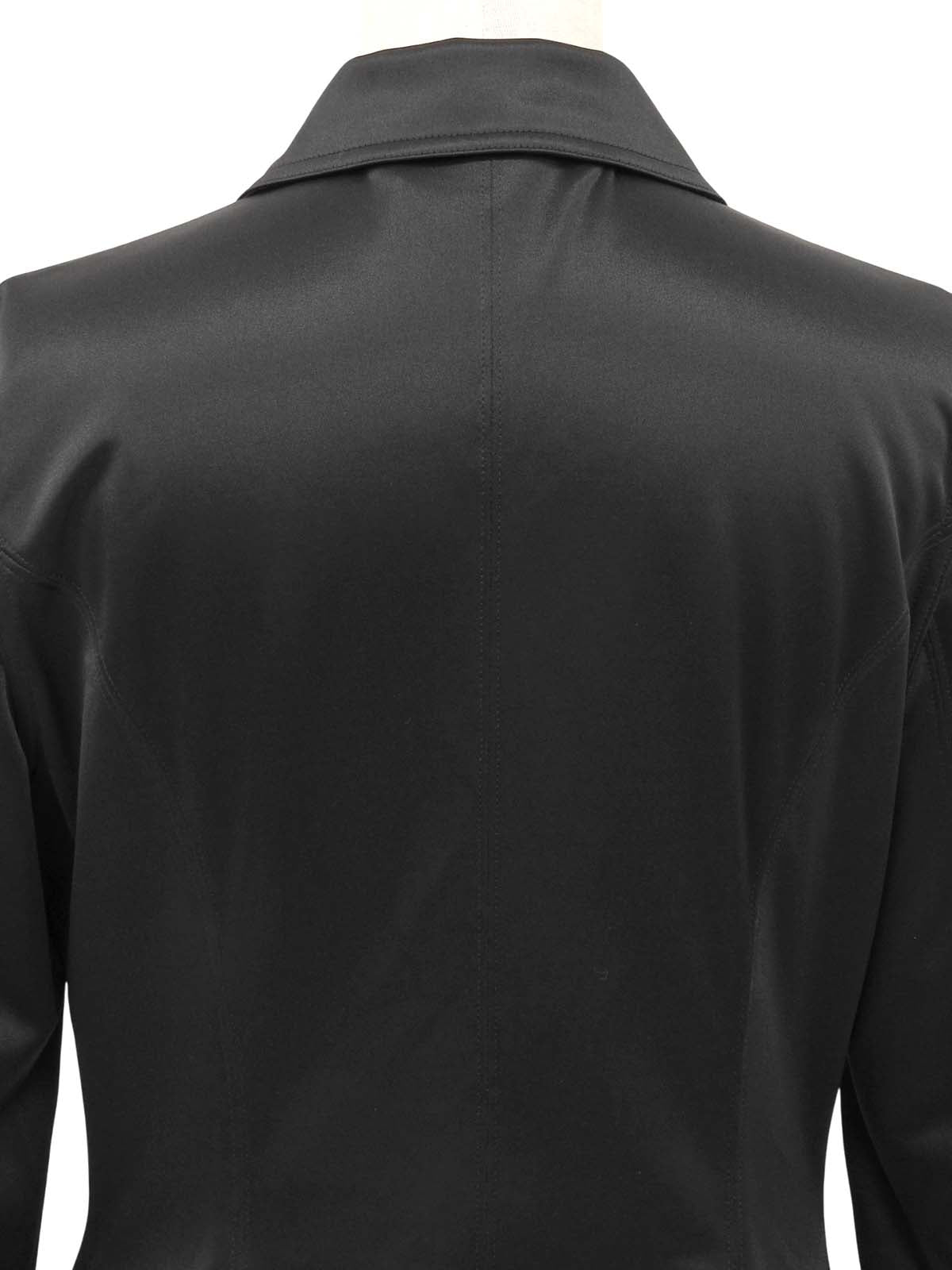 Logo Emblem Embroidered Jacket Black