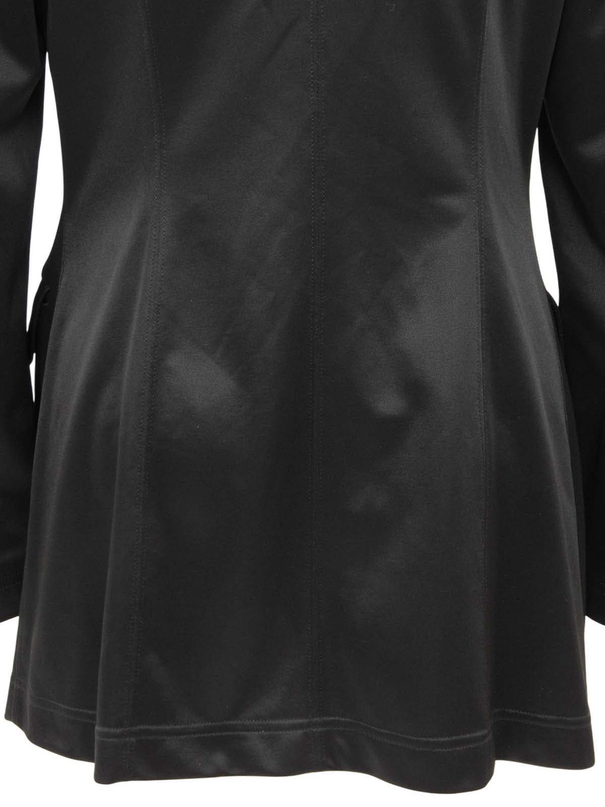 Logo Emblem Embroidered Jacket Black