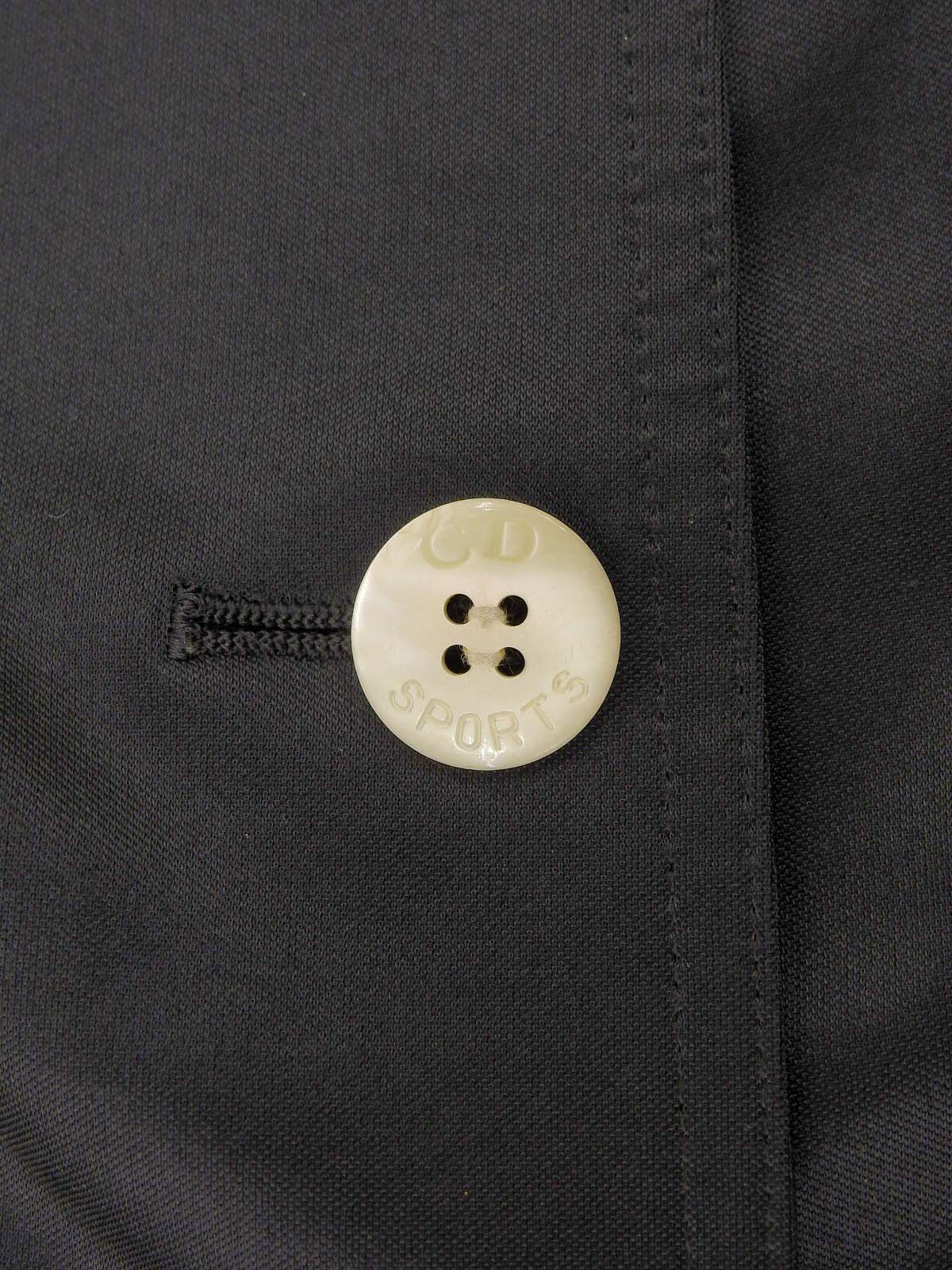 Logo Emblem Embroidered Jacket Black