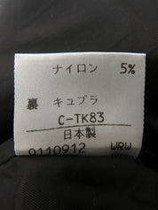 ツイードダブルブレストコート ブラック/ホワイト #36