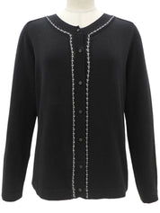 Macadam Chain Cardigan Black #L