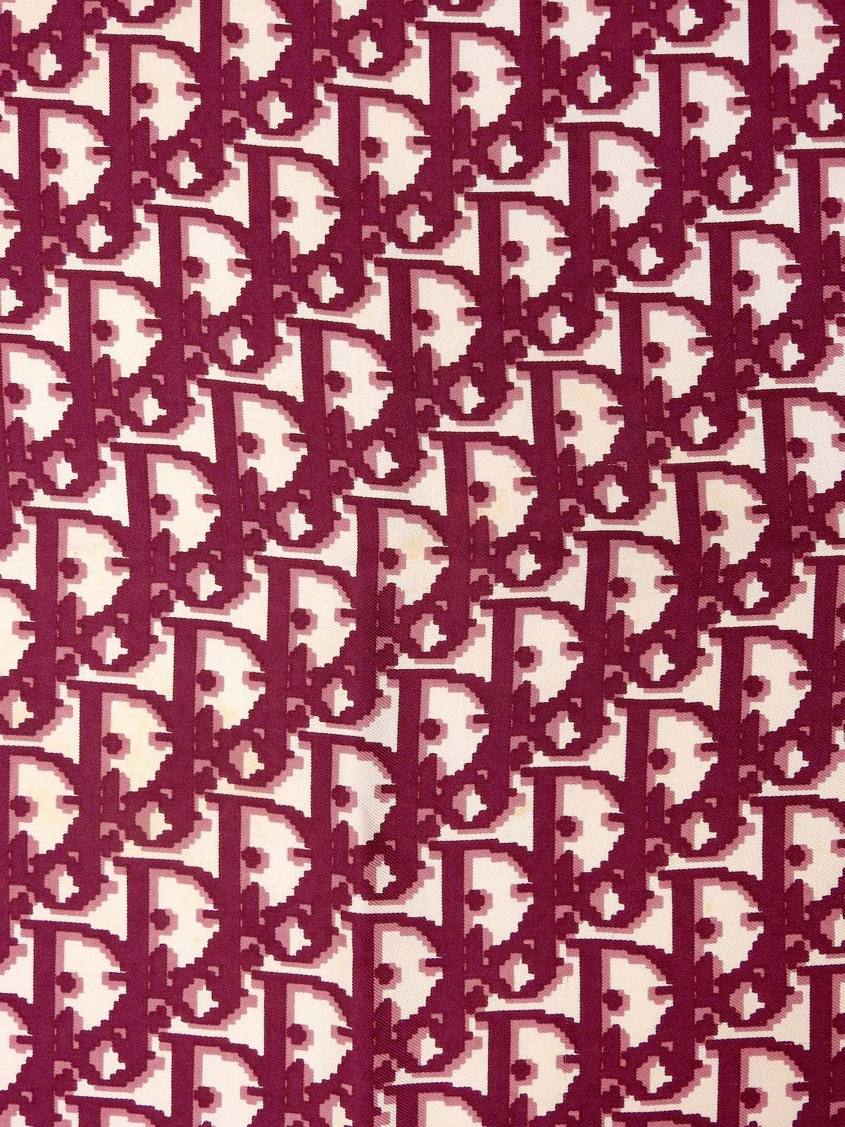 Silk Trotter Pattern Scarf, Bordeaux