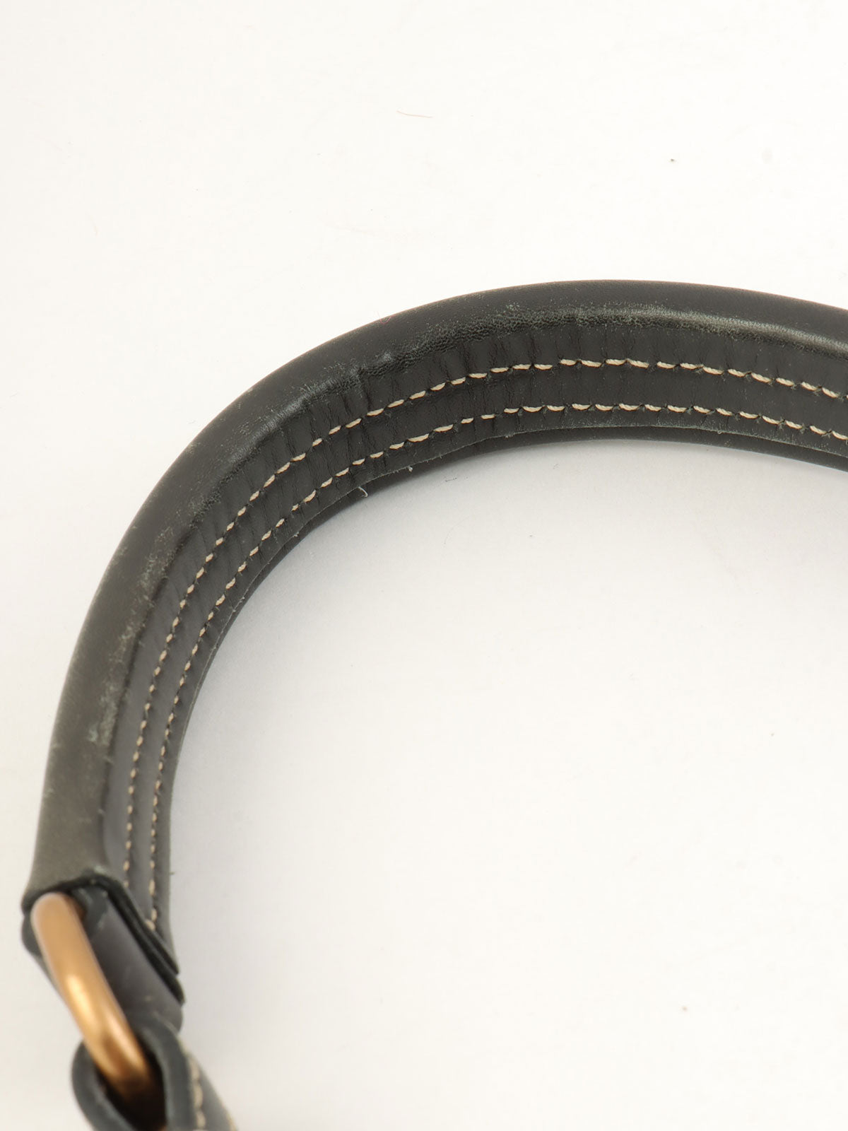 Logo Plate Shoulder Bag Black