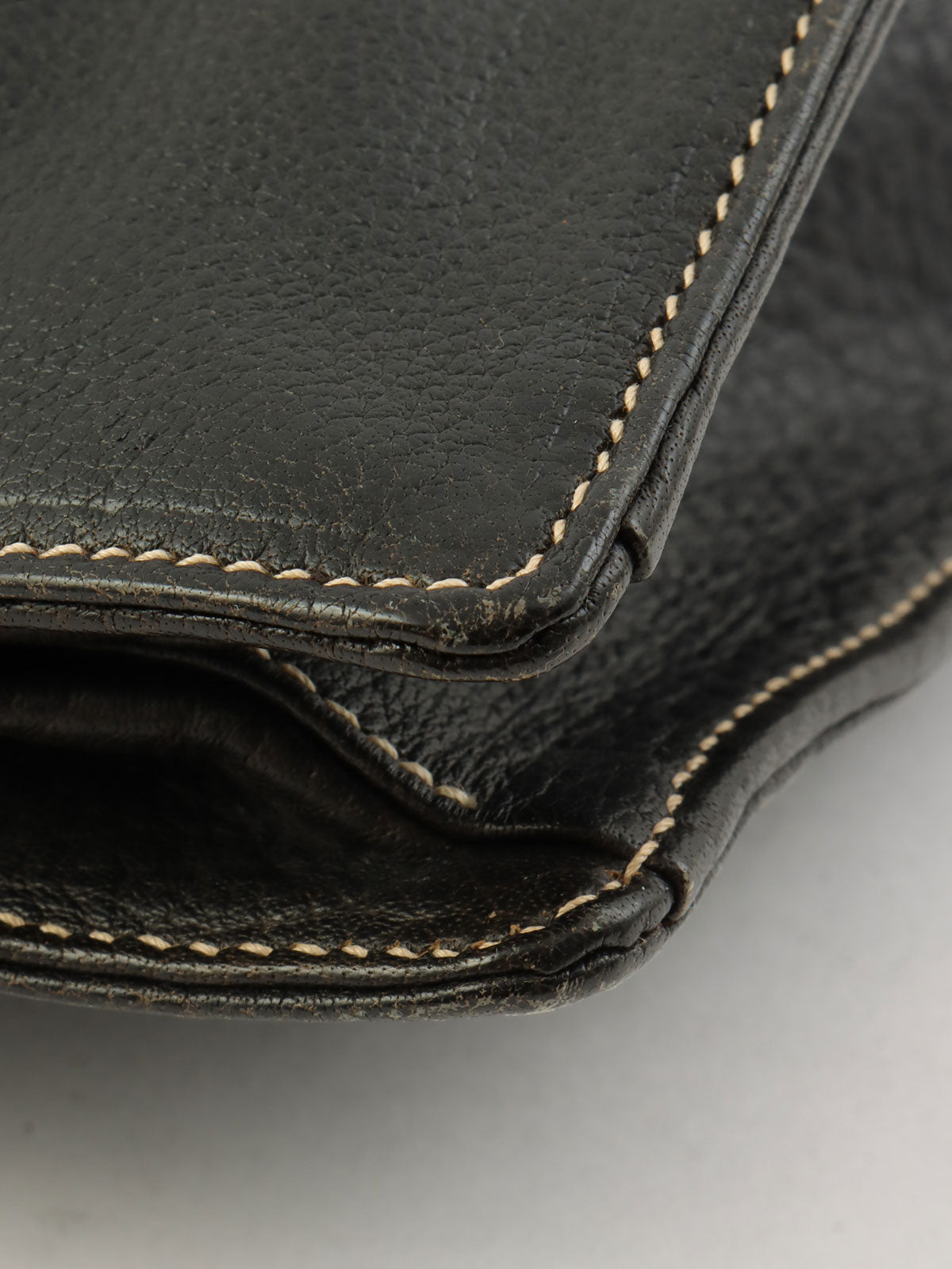 Logo Plate Shoulder Bag Black