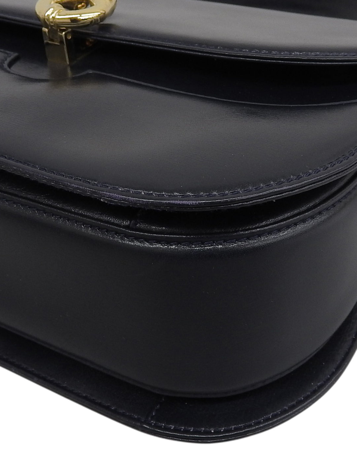 马蹄形盘子双向包，海军蓝