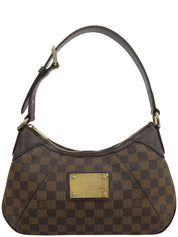 2010 Damier Thames Canvas PM Brown