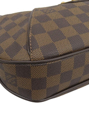 2010 Damier Thames Canvas PM Brown