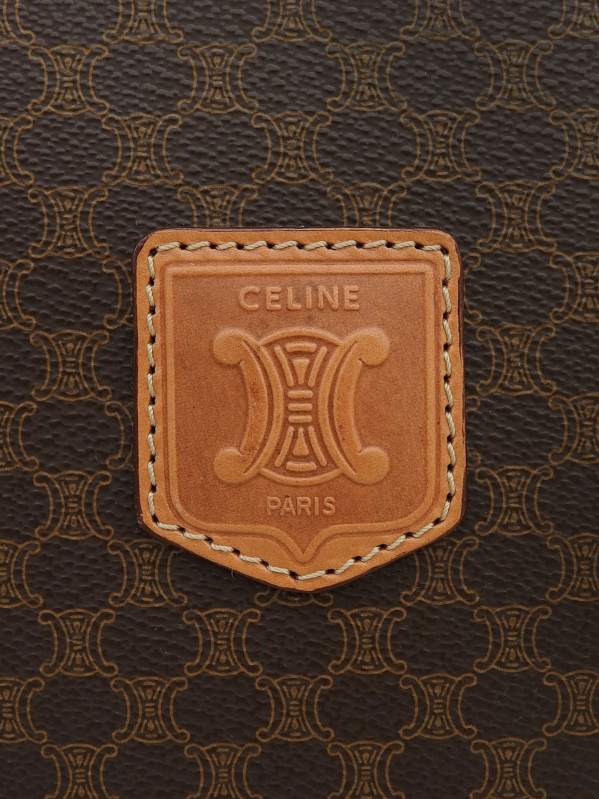 黑色沥青图案两用公文包